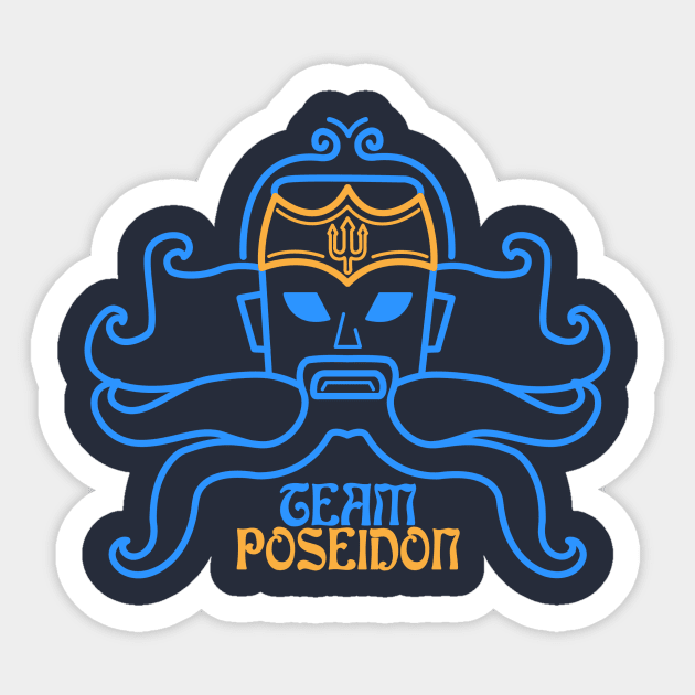 Poseidon's Fury Team Poseidon Sticker by Lunamis
